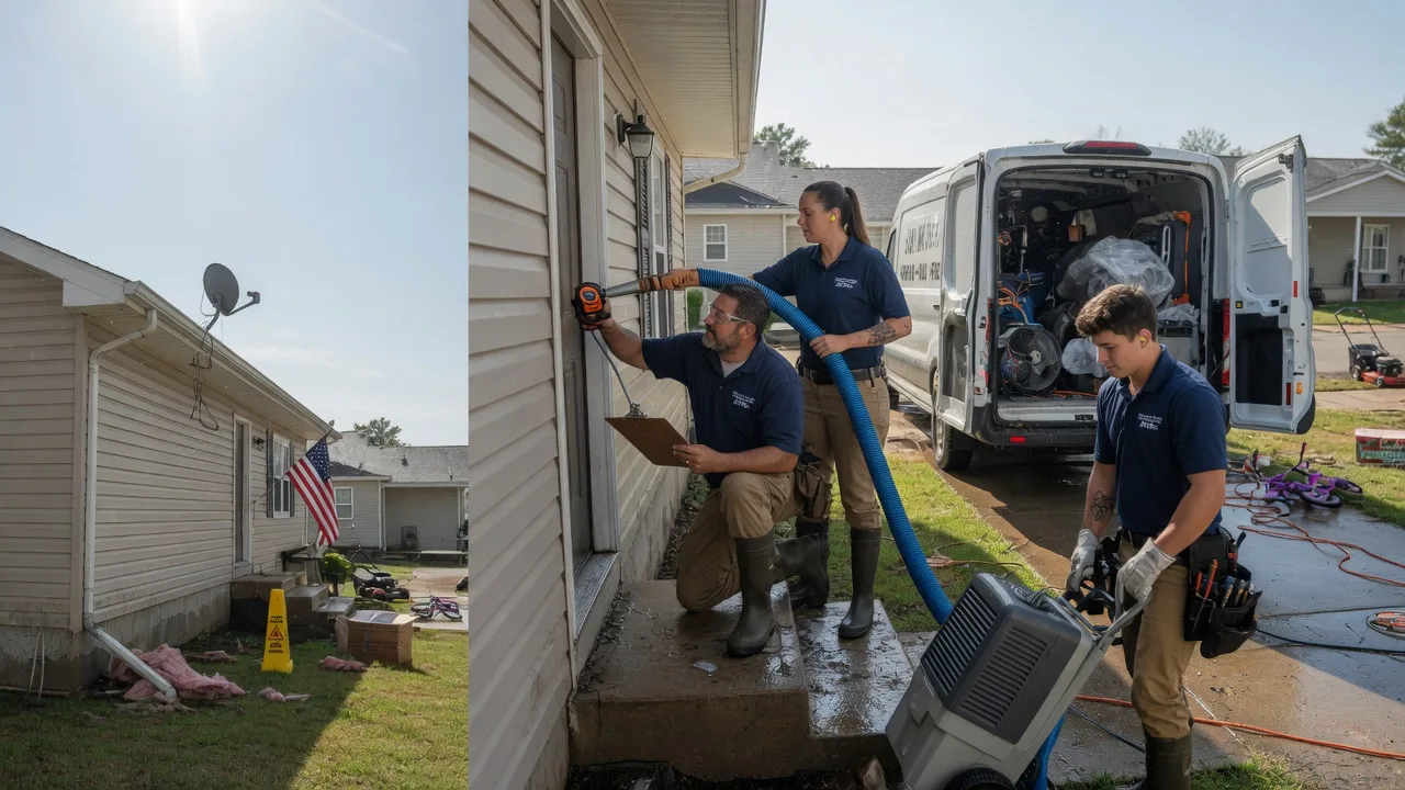 Ceiling Water Damage Restoration in Harmony, ME near me